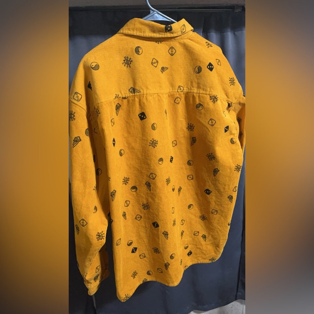Golden Yellow long sleeve button up